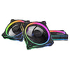 Asus Prime MR120 ARGB 12cm PWM Case Fans (3 Pack) Sleeve Bearing 28mm Frame Dual-Sided Lighting 1600 RPM Black
