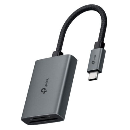 TP-LINK External USB 3.0 Type-C Card Reader SD/microSD UHS-I Aluminium USB Powered