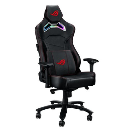 Asus ROG Chariot X (Wide) RGB Gaming Chair Racing-Car Style Premium PU Leather Memory-Foam Lumbar 4D Armrests 155° Recline Tilt & Class 4 Gas Lift Black
