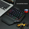 39 Key Mechanical Keyboard Gaming, RGB USB Wired Mouse Gamer Keypad Backlight Game Controller For Gamer Tablet PC Laptop