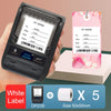 DETONGER DP23S Barcode QR Code Clothes Jewelry Price Tag Printer Android iOS Bluetooth Connection PC Printer