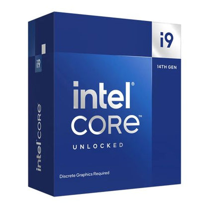 Intel Core i9-14900KF CPU 1700 3.2 GHz (6.0 Turbo) 24-Core 125W (253W Turbo) 10nm 36MB Cache Unlocked Raptor Lake Refresh No Graphics NO HEATSINK/FAN