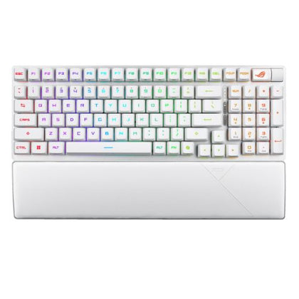 Asus ROG STRIX SCOPE II 96 RX Wireless RGB Mechanical Gaming Keyboard 96% Layout Streamer Hotkeys ROG RX Switches Multifunction Controls White