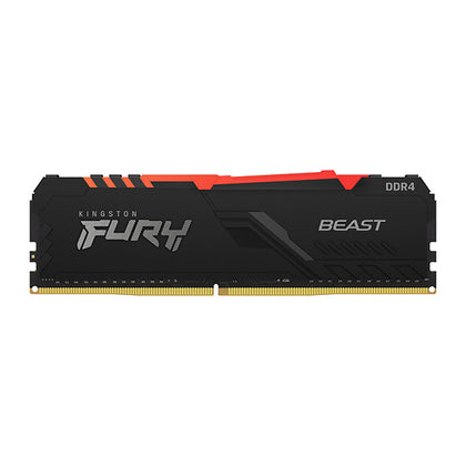 KF432C16BBK4/32 | Kingston 32GB 3200MHz DDR4 CL16 DIMM (Kit of 4) FURY Beast Black