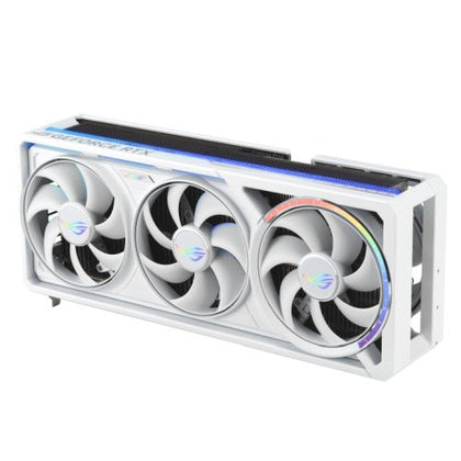 Asus ROG ASTRAL RTX5080 White OC PCIe5 16GB DDR7 Quad Fan 2 HDMI 3 DP 2790MHz Clock RGB Lighting Overclocked