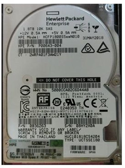P27645-001 | HP 1.92TB NVMe Read Intensive 2.5" Solid State Drive
