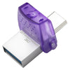 Kingston 128GB DataTraveler microDuo 3C USB-A & USB-C 3.2 Gen1 Memory Pen Rotating Cap 200MB/s