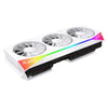 XFX Mercury RX9070 XT OC White Magnetic Air Edition with RGB PCIe5 16GB DDR6 HDMI 3 DP 3100MHz Clock Overclocked