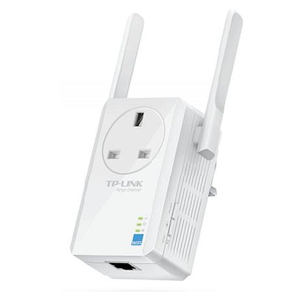 TP-LINK (TL-WA860RE) 300Mbps Wall-Plug Wifi Range Extender AC Passthrough 1 LAN