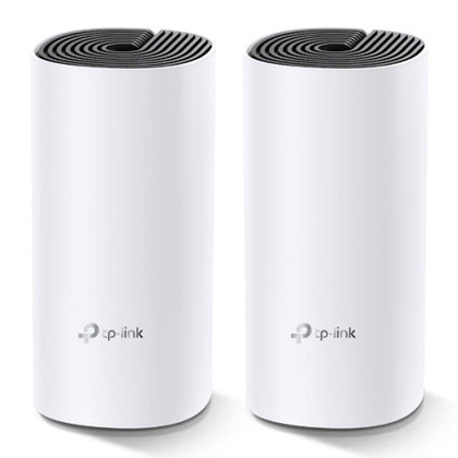 TP-LINK (DECO M4) Whole-Home Mesh Wi-Fi System (2 Pack) Dual Band AC1200 MU-MIMO 2 x LAN on each Unit