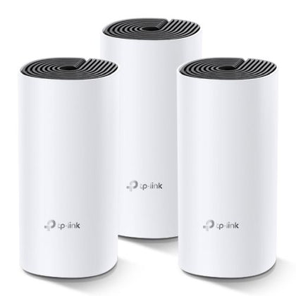 TP-LINK (DECO M4) Whole-Home Mesh Wi-Fi System 3 Pack Dual Band AC1200 MU-MIMO 2 x LAN on each Unit