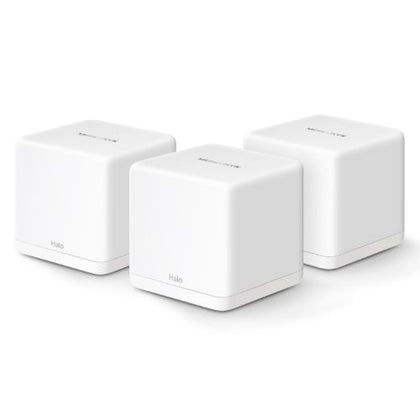 Mercusys (Halo H1500X 3-Pack) AX1500 Dual Band Whole Home Mesh Wi-Fi 6 System OFDMA & MU-MIMO