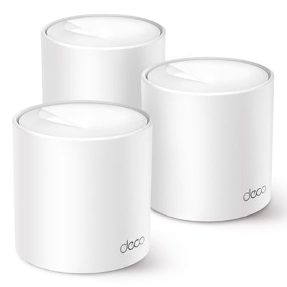 TP-LINK (DECO X1500) AX1500 Whole Home Mesh Wi-Fi 6 System 3 Pack Dual Band OFDMA & MU-MIMO