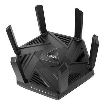 Asus (RT-AXE7800) AXE7800 Wi-Fi 6E Tri-Band Router 6GHz Band 2.5G WAN/LAN USB AiMesh One-Tap Safe Browsing Enhanced Security