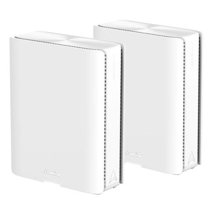 Asus (ZenWiFi BQ16) BE25000 Quad Band Wi-Fi 7 Mesh Routers Up to 8,000 sq.ft 2x 10G Ports USB VPN multi-SSID 2 Pack