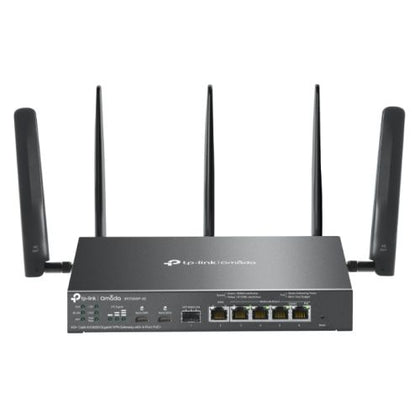 TP-LINK (ER706WP-4G) Omada 4G+ Cat6 AX3000 Gigabit VPN Gateway with 4-Port PoE+ 5x GB Ports Omada Mesh High-Security VPN