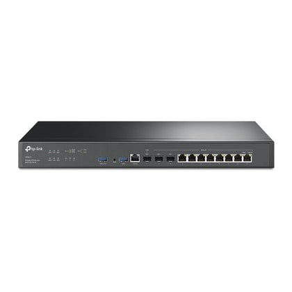 TP-LINK (ER8411) Omada VPN Router with 10G Ports Omada SDN 2x 10GE SFP+ Up to 10 WAN Abundant Security Features