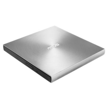 Asus (ZenDrive U7M) External Slimline DVD Re-Writer USB 8x Silver M-Disc Support Cyberlink Power2Go 8