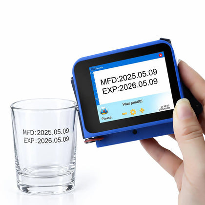 ZM-C15 0.5inch Mini Intelligent Inkjet Printer Handheld Inkjet Printer Text QR Barcode Image Batch Number Logo Coding Machine
