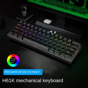 Gaming Keyboard White Mechanical Game USB Keyboards 60% Mini Teclado Spanish Keyborad Teclado PC Key Board Laptop Computer