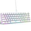 68 Keys Gaming Keyboard USB Wired Portable 20 RGB Backlight Korean Keyboard for Windows Laptops Computer