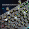 Gamer Keyboard for Dota LOL CS Esports Games Vintage Punk Style Gaming Teclados USB Wired RGB Light Multi Media Office Keyboard