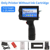 12.7/25.4mm Label Printer Handheld Inkjet Printer QR Bar Batch Code Date Number Logo Expiry Date Coding Machine Portable