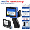 12.7mm Portable Mini Handheld Inkjet Printer for QR Barcode Batch Date Number Logo Expiry Date Coding Machine 28 Languages