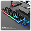 Gaming Keyboard USB Floating Mechanical Feel Wired Keyboard, Suitable for Gaming and Office Mouse and Keyboard Set
