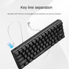 Gaming Keyboard White Mechanical Game USB Keyboards 60% Mini Teclado Spanish Keyborad Teclado PC Key Board Laptop Computer