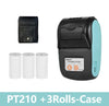 Mini Portable Thermal Printer GOOJPRT PT-210 58mm Handheld Barcode Thermal Printer 203dpi Electronic Labeler POS Android /iOS