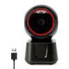 1D 2D QR Wired Barcode Scanner High-speed  Platform Hands-Free Automatic Sense Reader USB Port Plug&Play for Window Android