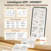 NiiMbot B21 Mini Thermal Printer Wireless Barcode Label Maker Bluetooth Portable Adhesive Label Printers for Office Commercial