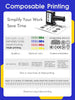 Yhan 12.7mm portable inkjet printer unencripted for Expiry Date Barcode QR Code Batch Numbers Best Value Logo Printing