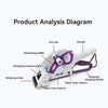 Self Adhesive Labeling Machine Manual Barcode Labeling Machine Fast Handheld Semi-Automatic Manual Labeling Machine