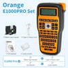 Industrial Label Printer Portable Electronic Labeller 203dpi Compatible for Brother Heat Shrink Tube Printer for Wraping Cabel