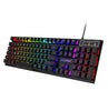 104 Key Backlit Mechanical Keyboard Wired Gaming Keyboard Waterproof Luminous Keyboard And Mouse Set for Gamer PC Laptop Office