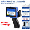 12.7mm Portable Mini Handheld Inkjet Printer for QR Barcode Batch Date Number Logo Expiry Date Coding Machine 28 Languages