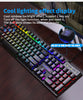 104 Key Backlit Mechanical Keyboard Wired Gaming Keyboard Waterproof Luminous Keyboard And Mouse Set for Gamer PC Laptop Office