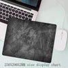 Gray Mouse Pad Large/Small Overlocked Mousepad NonSlip Desktop Keyboard Table Pad Gray Series Game Desk Mat Computer Accessories