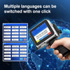 12.7mm Portable Mini Handheld Inkjet Printer for QR Barcode Batch Date Number Logo Expiry Date Coding Machine 28 Languages