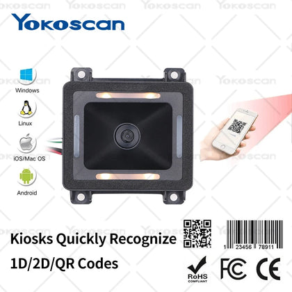 Self-service Kiosk Scan Embedded New Extremely Fast Barcode Scanner Module Embedded 1D/2D/QR Auto-scan Barcord Reader EP8280L
