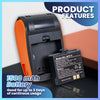 Mini Portable Thermal Printer GOOJPRT PT-210 58mm Handheld Barcode Thermal Printer 203dpi Electronic Labeler POS Android /iOS