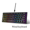 60% Wired Mechanical Keyboard RGB Gaming Office Supplies Keyboards Ergonomic mini USB Teclado gamer Tastiera Meccanica White