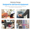 Embedded Barcode Scanner Self-Induction 1D/2D/QR Bar Code Reader Module USB Scanner for Gate Machine Tickets Checking Mobile Pay