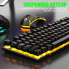 Gaming Keyboard USB Floating Mechanical Feel Wired Keyboard, Suitable for Gaming and Office Mouse and Keyboard Set