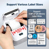 Marklife X2 Label Printer 20-50mm Thermal Bluetooth Mobile Maker for Barcode Name Date Labeling File Folder Label Tag Printing