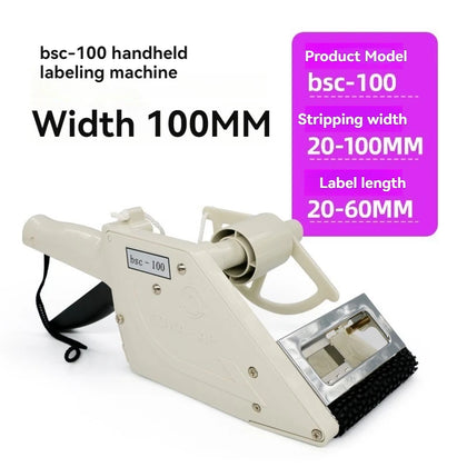 Self Adhesive Labeling Machine Manual Barcode Labeling Machine Fast Handheld Semi-Automatic Manual Labeling Machine