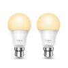 TP-LINK (TAPO L510B 2-Pack) Wi-Fi LED Smart Light Bulb Dimmable Schedule App/Voice Control Bayonet Fitting