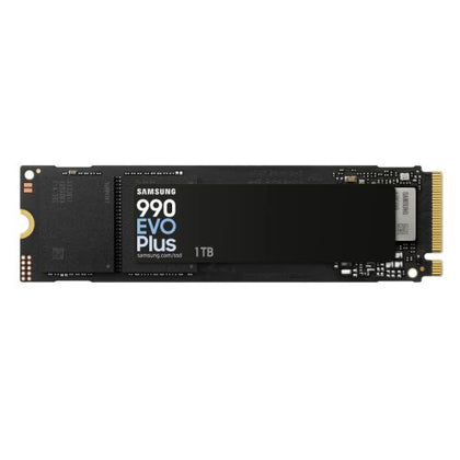 Samsung 1TB 990 EVO PLUS M.2 NVMe Gen4/5 SSD M.2 2280 PCIe 4.0/5.0 x2 V-NAND R/W 7150/6300 MB/s 850K/1350K IOPS
